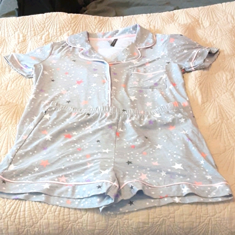 Jaclyn intimates grey star print! Small set